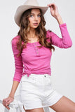 La Miel Casual Washed Regular Denim Shorts With Pockets - Rosa Apparel