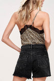 La Miel Casual Washed Regular Denim Shorts With Pockets - Rosa Apparel