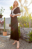Orange Farm Lace trimmed Detailed Tiered Dress - Rosa Apparel