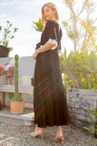 Orange Farm Lace trimmed Detailed Tiered Dress - Rosa Apparel