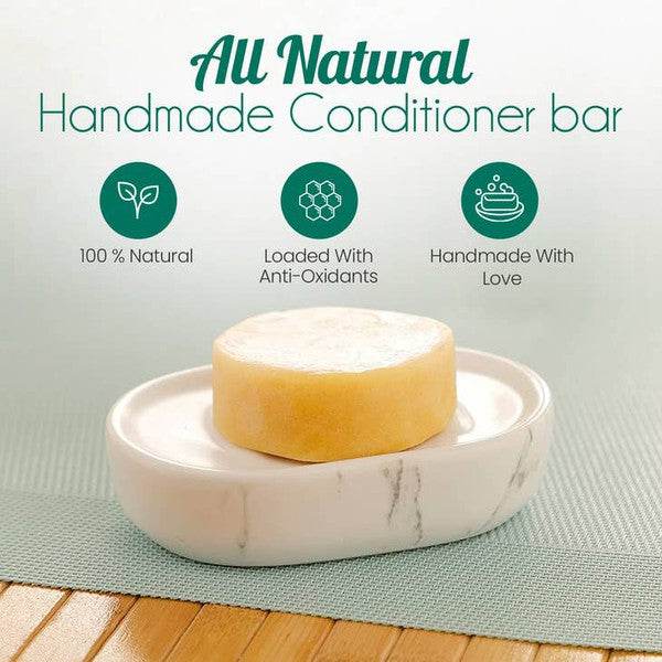 BeNat All-Natural Shampoo Bar & Conditioner Bar Bundle with Antioxidants to Support Healthy Hair Plastic-Free. No GMO's, No Detergents. - Rosa Apparel