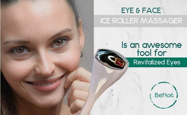 BeNat Eye & Face Ice Roller Massager - Rosa Apparel