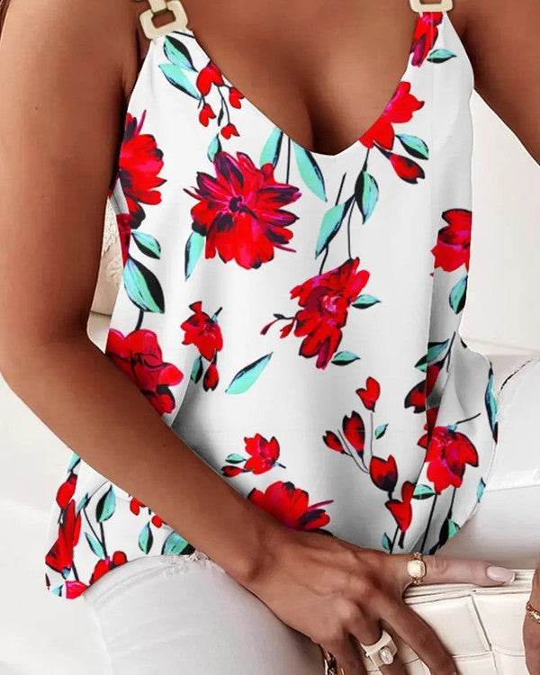 Women Printed Tank Top - Rosa Apparel