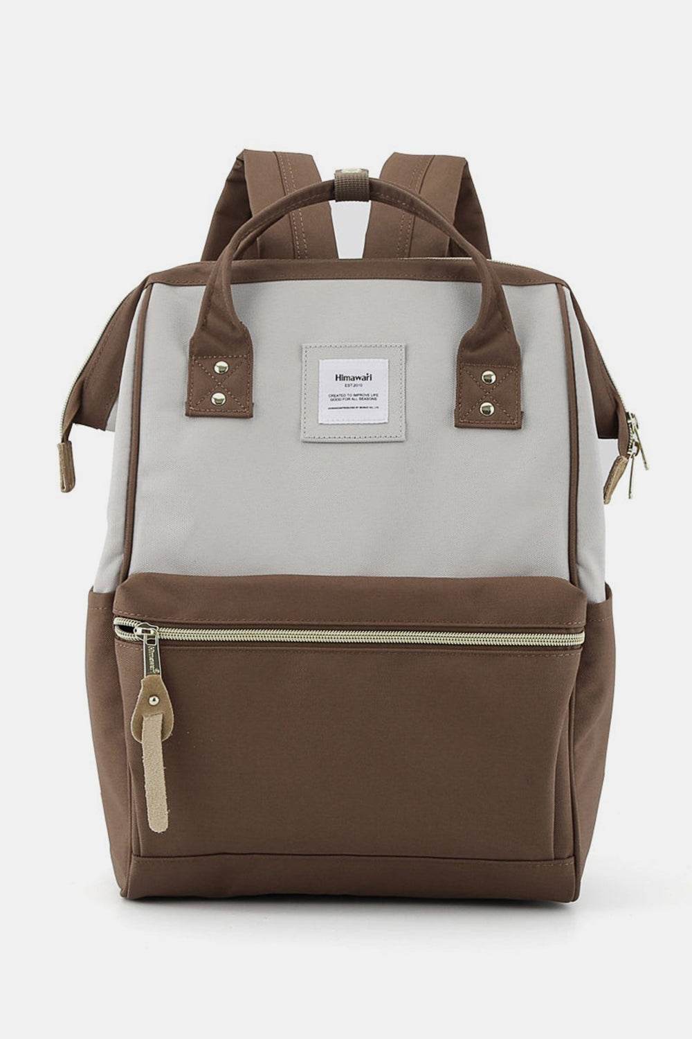 Himawari Waterproof Canvas Backpack Bag with Side Pockets - Rosa Apparel