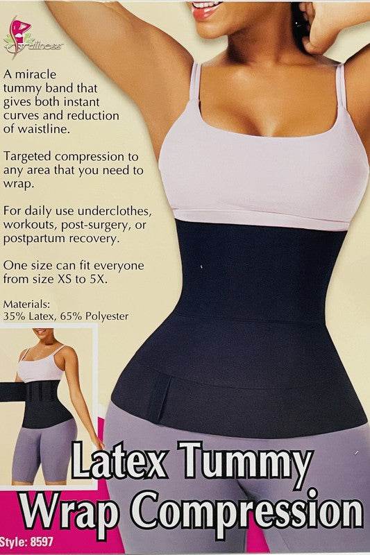 Forever Latex Tummy Wrap Compression 8597 Unisex - Rosa Apparel