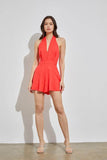Do + Be Sexy Halter Neck Sleeveless Wide Leg Romper - Rosa Apparel
