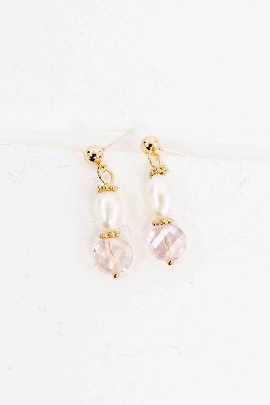 Lovoda Zaina Pearl Earrings - Rosa Apparel