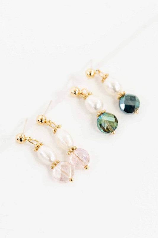Lovoda Zaina Pearl Earrings - Rosa Apparel