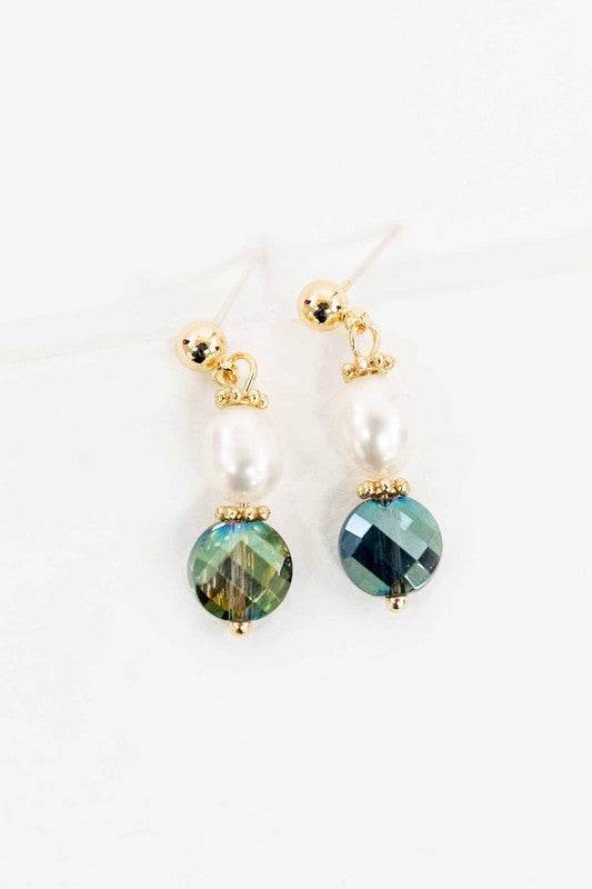 Lovoda Zaina Pearl Earrings - Rosa Apparel
