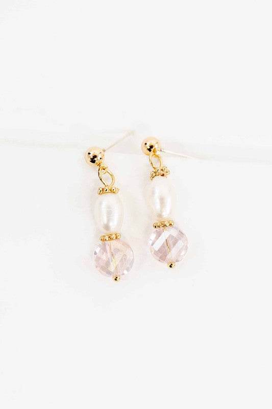 Lovoda Zaina Pearl Earrings - Rosa Apparel
