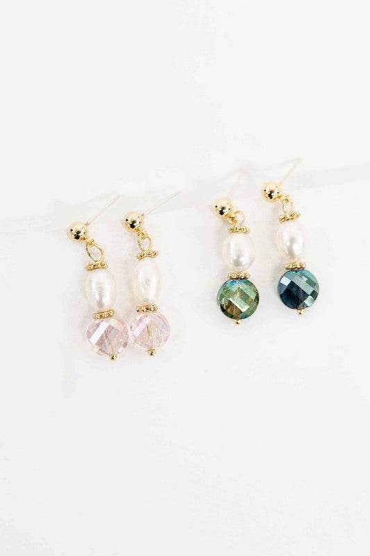 Lovoda Zaina Pearl Earrings - Rosa Apparel