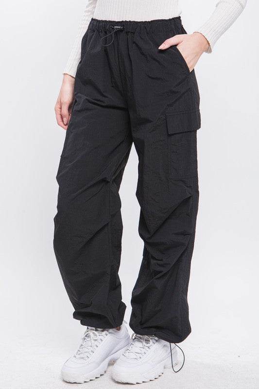 Love Tree Loose Fit Parachute Cargo Pants - Rosa Apparel