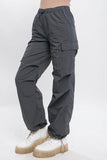 Love Tree Loose Fit Parachute Cargo Pants - Rosa Apparel