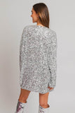 Le Lis Long Sleeve Sequin Mini Dress - Rosa Apparel