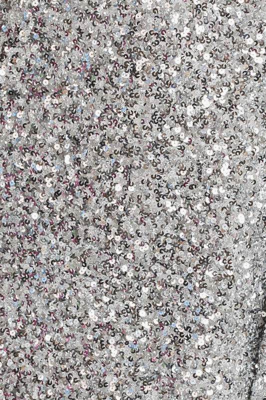 Le Lis Long Sleeve Sequin Mini Dress - Rosa Apparel