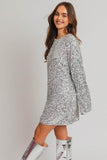 Le Lis Long Sleeve Sequin Mini Dress - Rosa Apparel