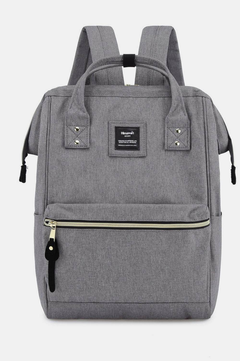 Himawari Waterproof Canvas Backpack Bag with Side Pockets - Rosa Apparel