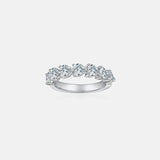 2.1 Carat 925 Sterling Silver Moissanite Heart Ring - Rosa Apparel