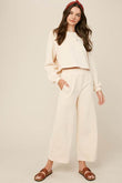 Listicle Knit Sweat Top and Pants Athleisure Lounge Sets - Rosa Apparel