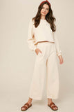 Listicle Knit Sweat Top and Pants Athleisure Lounge Sets - Rosa Apparel