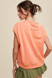Listicle Short Sleeve Boxy Crew Neck Sweat Top - Rosa Apparel