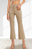 La Miel Soft Washed Stretchy High Rise Regular Jeans Pants - Rosa Apparel