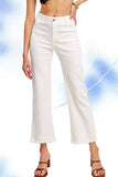 La Miel Soft Washed Stretchy High Rise Regular Jeans Pants - Rosa Apparel
