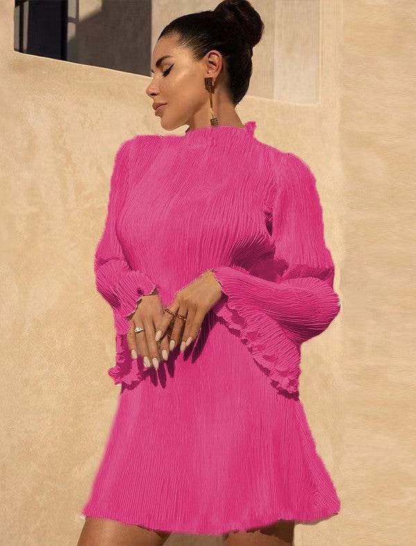 Miss Sparkling Long Sleeve Mini dress - Rosa Apparel