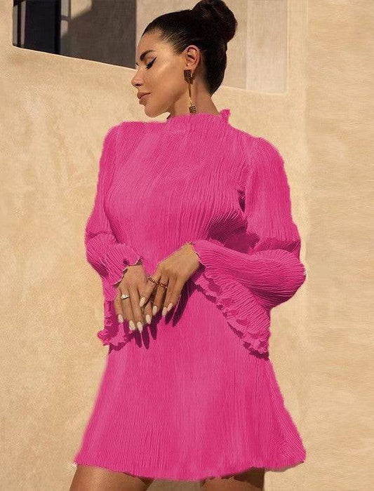 Miss Sparkling Long Sleeve Mini dress - Rosa Apparel