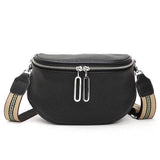 Aili's Corner Hazel Genuine Leather Strap Accents Sling Bag - Rosa Apparel