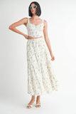 Emory Park Floral Tiered Maxi Skirt - Rosa Apparel