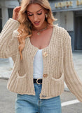 Miss Sparkling Cropped Knit Cardigan - Rosa Apparel