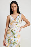 Emory Park Floral Cowl Neck Midi Dress - Rosa Apparel