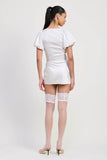 Emory Park Mini Satin Bias Skirt - Rosa Apparel