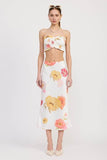 Smocked Crop Tube Top - Rosa Apparel