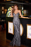 Juliet Beaded Fitted Strapless Gown JT2525L - Rosa Apparel