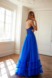 Juliet Strapless A-line Ruffled Gown JT2561S - Rosa Apparel