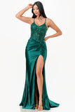 LA SCALA Sequin Lace Satin Twist Evening Gown 26011