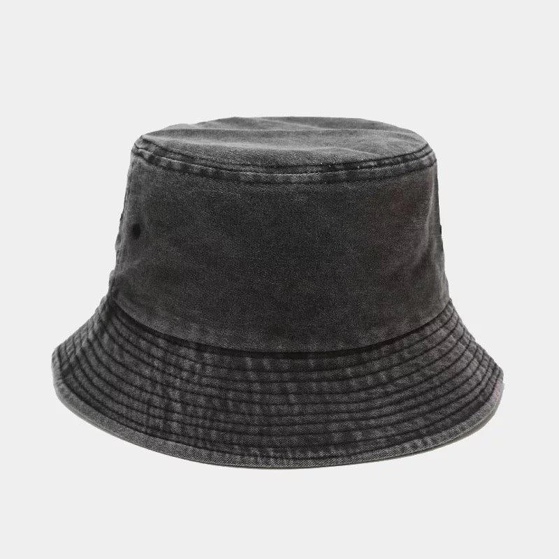 Aili’s Corner Washed Distressed Cotton Bucket Hat