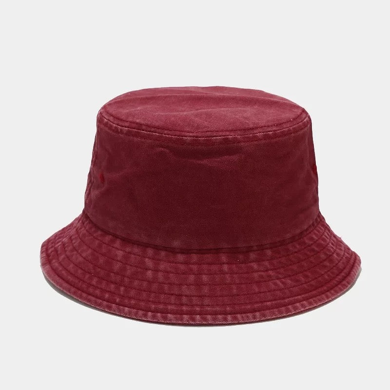 Aili’s Corner Washed Distressed Cotton Bucket Hat