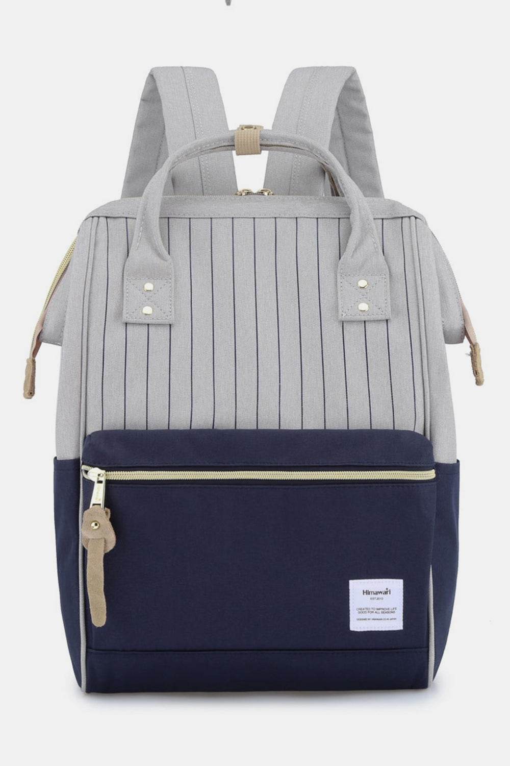Himawari Waterproof Canvas Backpack Bag with Side Pockets - Rosa Apparel