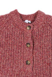 Lilou Melange Multicolor Round Neck Long Sleeves Sweater Top - Rosa Apparel