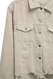 POL Oversized Ribbed Front Pocket Long Sleeves Shacket - Rosa Apparel