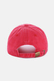 Zenana Washed DALLAS Embroidered Baseball Cap - Rosa Apparel