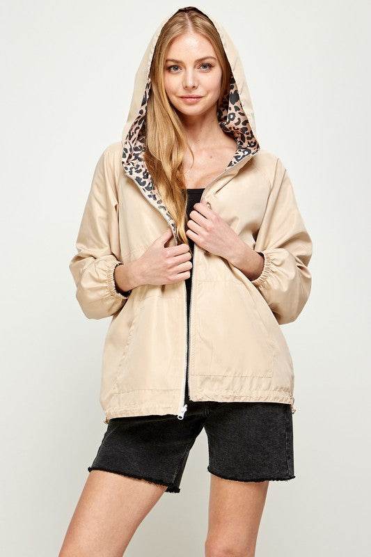 Sweet Generis Reversible Zipup Windbreaker Hoodie - Rosa Apparel