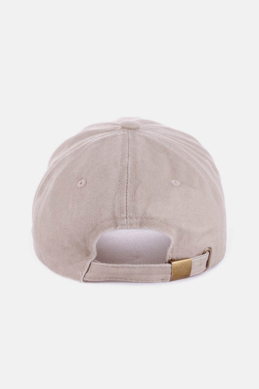 Zenana Washed DALLAS Embroidered Baseball Cap - Rosa Apparel