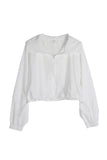 Lilou Long Sleeves Front Zipper Windbreaker With Hood - Rosa Apparel