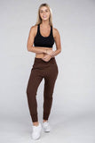 Ambiance Comfy Stretch Lounge Elastic Waist Sweat Pants - Rosa Apparel