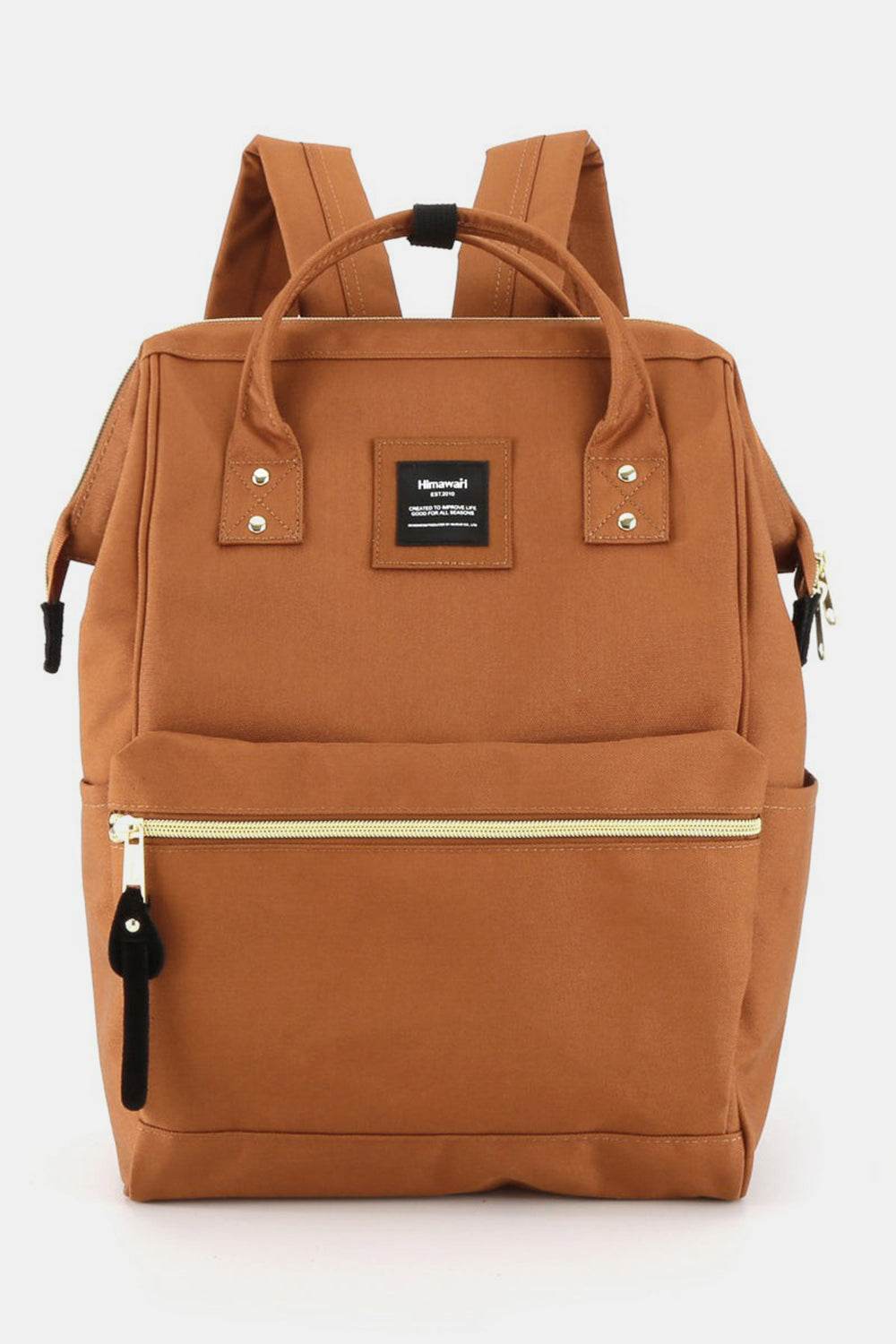 Himawari Waterproof Canvas Backpack Bag with Side Pockets - Rosa Apparel
