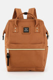 Himawari Waterproof Canvas Backpack Bag with Side Pockets - Rosa Apparel